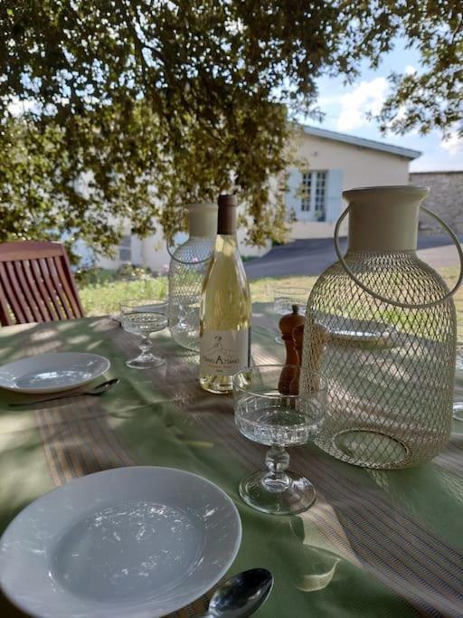 Entre Pierre Et Vigne - Charming Former Winery Farmhouse With Hot Tub & Swimming Pool Monestier  Exterior foto